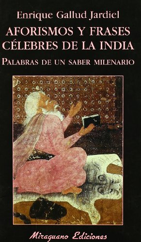 Aforismos Y Frases Celebres De La India -libros De Los Malos