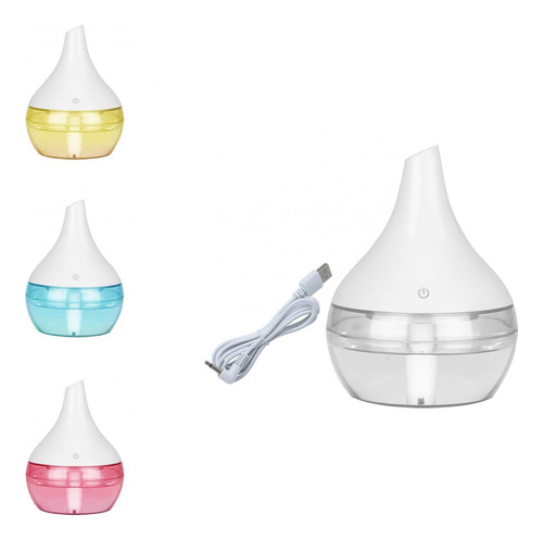 Humidificador Quiet Nit Poble Usb Ir De 300 Ml Para El Hogar