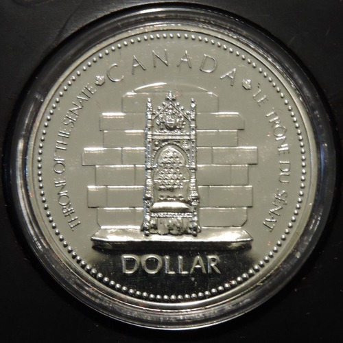 Canadá - Km118 - 1 Dolar 1977 - Plata Proof - Estuche