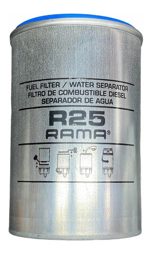 R25 Filtro De Combustible Separador De Agua Marca Rama