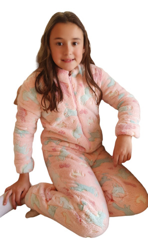 Pijama Polar Soft, Brilla En La Oscuridad.varios Estampados