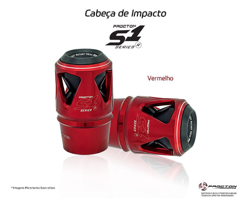 Imagem 2 de 3 de Slider Procton S1 Honda Cbr650r Cbr 650r 2020 A 2022