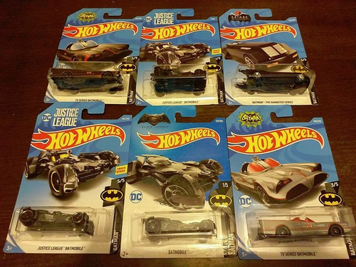 Batman : Lote De Batimoviles Hot Wheels