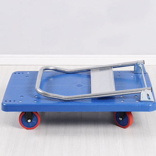 Carro De Carga Plegable Manual Yegua 300kg 4 Ruedas Multiuso