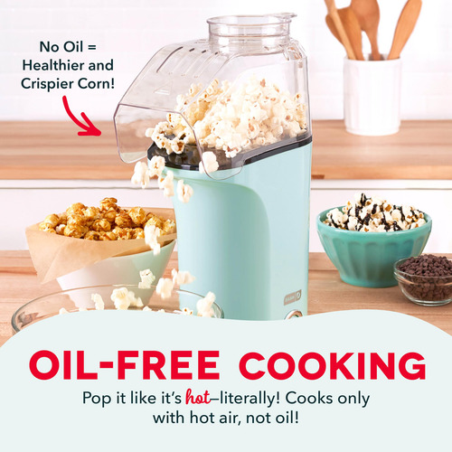 Popcorn Popper Dash Hot Air, 16 Tazas Con Taza Medidora, Col