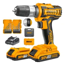 Comprar Taladro Percutor Atornillador 20v Portátil + Set Brocas Color Naranja claro Frecuencia 50Hz\u002F60Hz