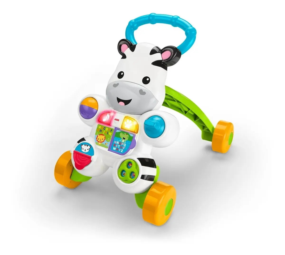 Andadera para Bebés Fisher-Price Cebra de Aprendizaje con Luces y Sonidos Para Bebés de 6 Meses en Adelante