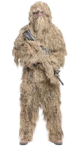 Roupa Chewbacca Sniper Ghillie Camuflada Airsoft 3d Caça