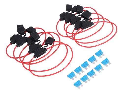 5 Adaptateurs Fusible Add-a-circuit Chanzon 12AWG - Porte-fusible Additional Pour Voiture, 35A