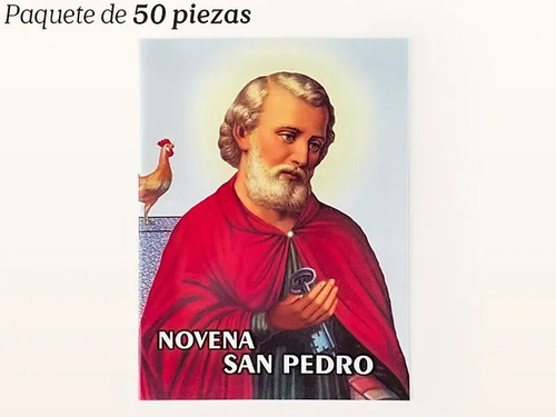 Novena - San Pedro, Paquete 50 Piezas