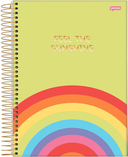 Caderno Espiral The Sunshine Wish 10 Materias 160 Folhas