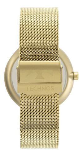 Relógio Masculino Technos Slim Dourado 1 Ano