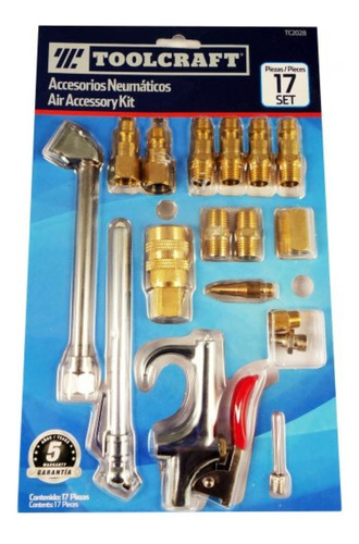 Accesorios Neumaticos Tc2028 De 17pzs Toolcraft