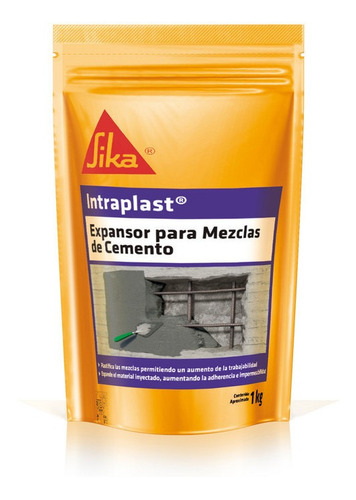 Imagen 1 de 7 de Intraplast Aditivo Expansor De Mezclas Cementicias 1 Kg