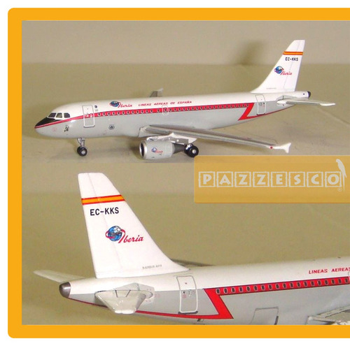 Avion Iberia Airbus A319 Retro 80th Aniversario 1:400 Gemini