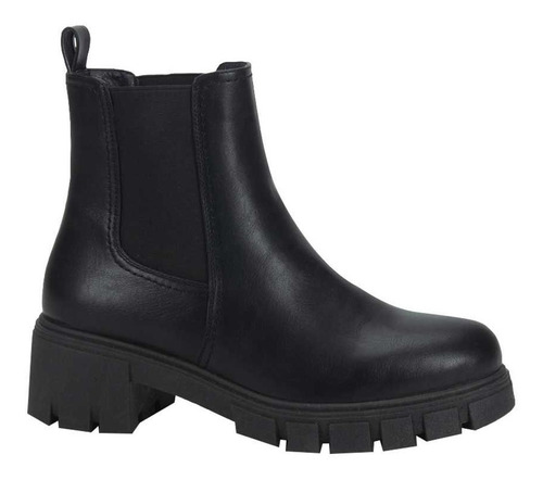 Bota Chelsea Tierra Bendita Dama Negro 993811 Tacón 6cms