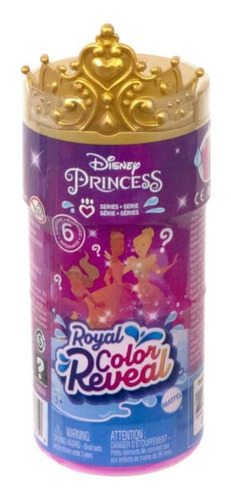 Disney Princesa Boneca Surpresa Color Reveal Real Hmb69