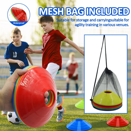 Conos De Disco Jyongmer 100 Pcs Conos De Entrenamiento Conos