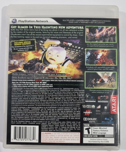 Ghostbusters - The Video Game - Ps3 (Usado)