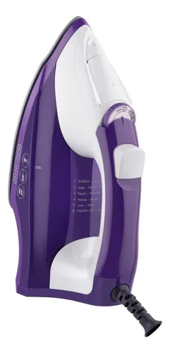 Plancha De Ropa Black+decker Vapor Morado Ir1840