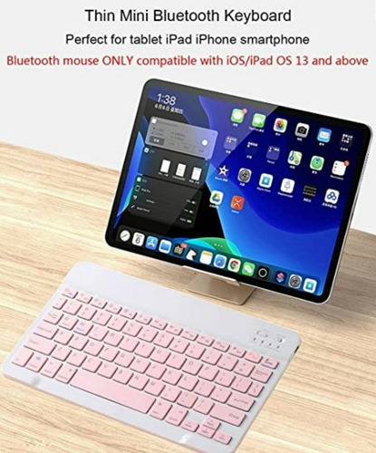 Kit De Teclado Bluetooth Con Ratón Soporte Teléfono/tablet