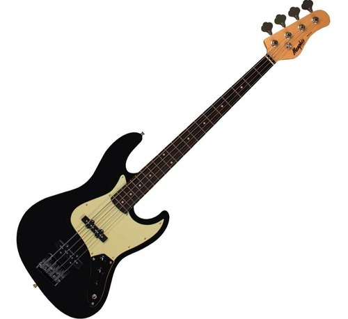 Contra Baixo Jazz Bass Tagima Memphis Mb-50 Acabamento do corpo Envernizado Cor Preto Orientação da mão Destro Quantidade de 4