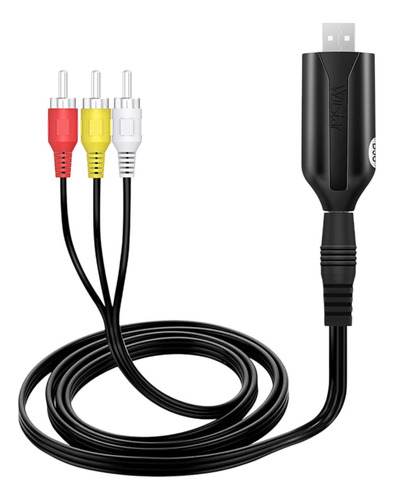 Vhs A Dvd Video Grabber Convertir Cable Usb Usb2.0 Capturas
