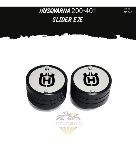 Spools Sliders Eje Partes Lujo Moto Husqvarna 200-401