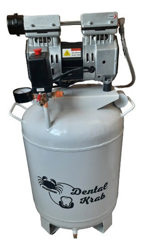 Imagen 1 de 4 de Compresor Dental Libre De Aceite/ Silencioso Iron Krab 50lts