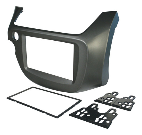 Frente Kit Adaptador Estéreo Honda Fit 09-14 2 Din Color Negro