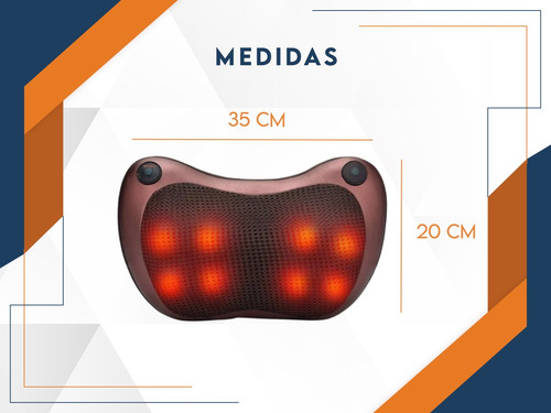 Masajeador Cervical Electrico Espalda Pies Para Auto