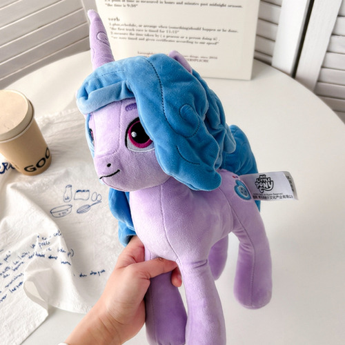 Muñeca Izzy Moonbow Plushies My Little Pony Rainbow Horse De
