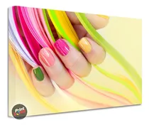 Comprar Cuadro Canvas Decora Estéticas Uñas Belleza 140x90 Suh21