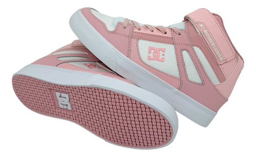 Dc Pure High Top Pink White
