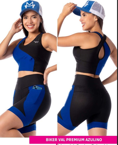 Conjunto Deportivo Magna Mujer (biker + Top)