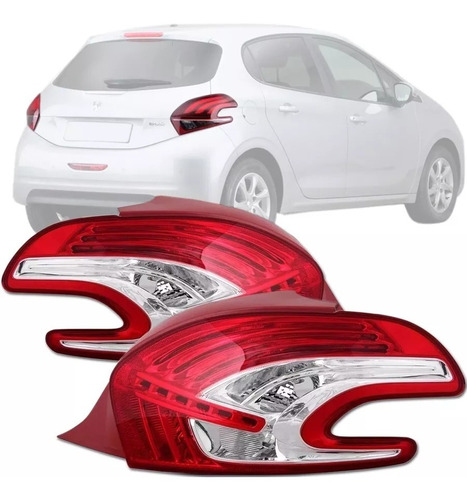 Faro Trasero Peugeot 208 Allure Feline 2013-2014-2015-2016