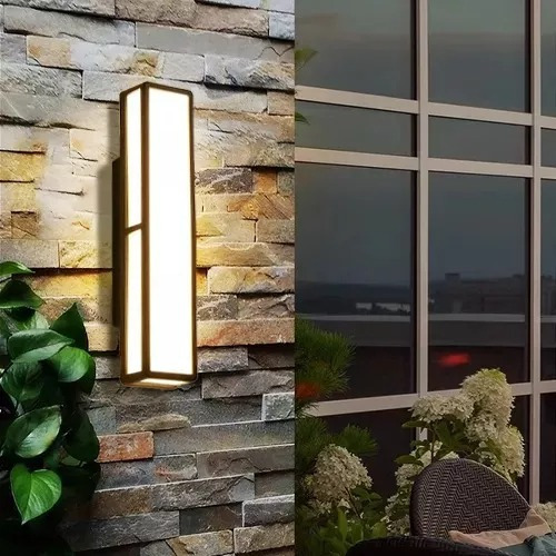 Lamparas De Pared Lampara Decorativa Con Luces Led 30cm Aplique de Pared Exteriores y Interior, Impermeable, Luz Cálida 3000K, Luz del Porche, para Pasillos Exteriores, Jardines, Balcones, Terrazas