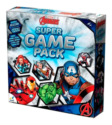 Super Game Pack Avengers Domino Ajedrez Memoria Novelty®