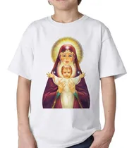 Comprar Remera De Niño Virgen Maria Niño Jesus Religion Catolica
