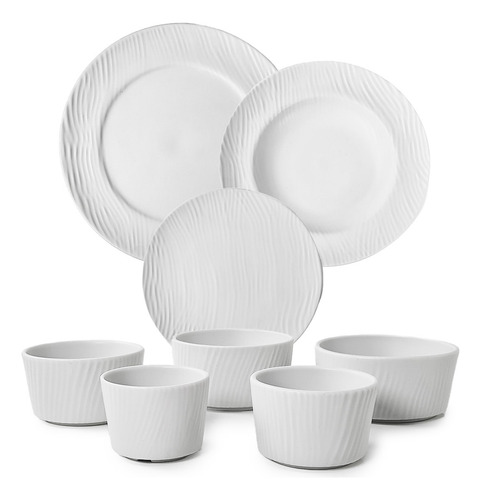 Set X 23 Combo Vajilla Porcelana C/ Dips Germer Dunas