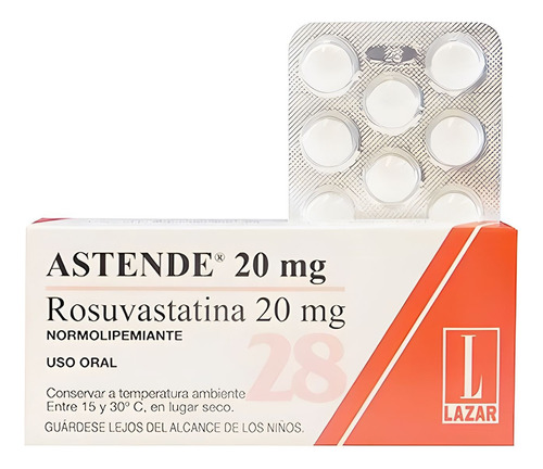 Astende® 20mg X 28 Comp. (rosuvastatina) | Normolipemiante