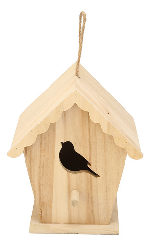 Casa Para Pájaros De Madera, Entrada Con Forma De Pájaro, Ca