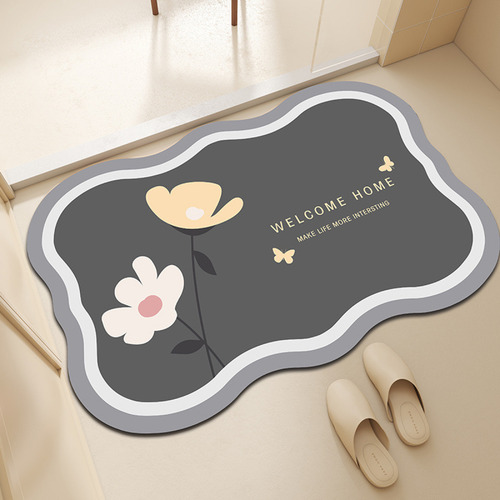 Alfombrillas De Baño, Diatomita, Resistentes A La Suciedad,