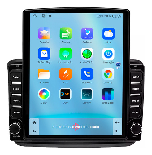 Multimidia Tesla Pajero Dakar 07/16 9,7p Android 64gb Adak