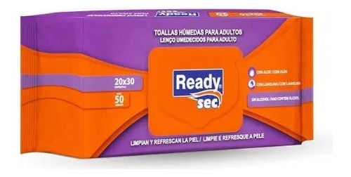 Toallas Húmedas Ready Sec Pack X 150 Unidades (20cm X 30 Cm)