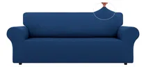 Comprar Fundas Elásticas Para Sofá Talla L, Color Azul Rey