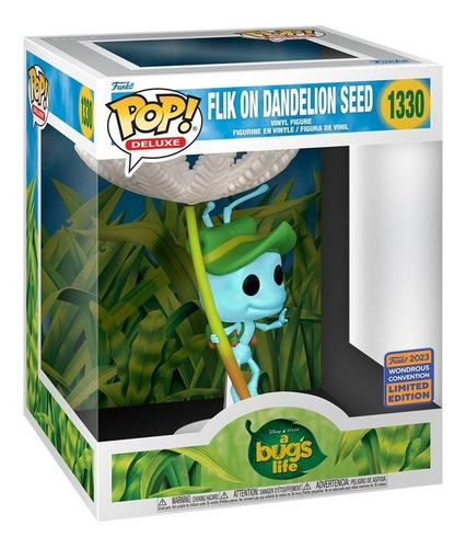 Funko Pop! A Bugs Life Flik On Dandelion Seed 1330 Exclusivo