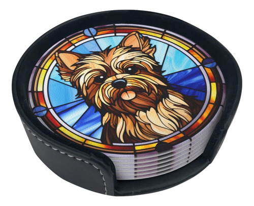 Juego De 6 Posavasos Yorkshire Terrier Regalo Para Mamá