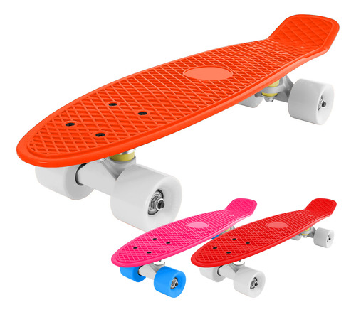 Skate Longboard Penny Patineta Aluminio Ruedas Pu - El Rey