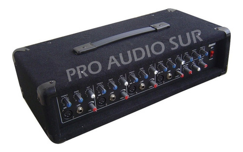 Consola Potenciada Lexsen Lxm4 Cabezal 4 Ch Mixer 200w 18c